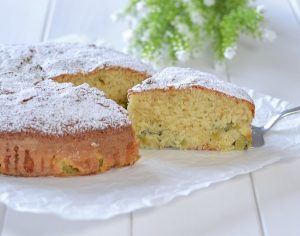 fetta di torta di kiwi