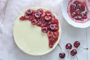 cheesecake alle ciliegie cremosa