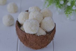 palline di cocco e mandorle morbide