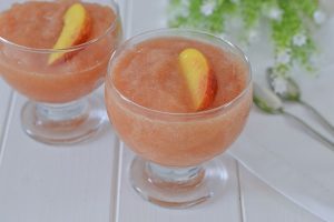 granita alla pesca