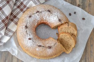 fetta di ciambella al caffè