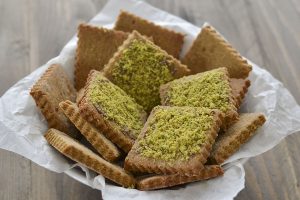 biscotti integrali al pistacchio friabili
