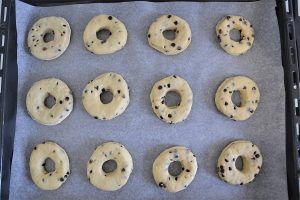 ciambelle al forno in teglia