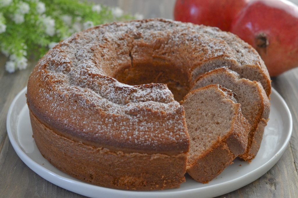 fette di ciambella alla melagrana