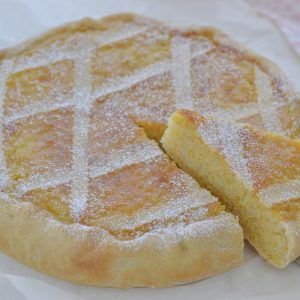 pastiera di riso con crema
