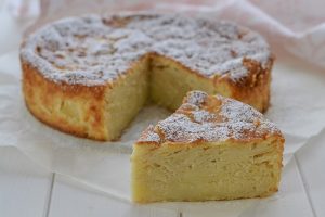 torta di mele cremosa