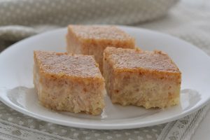 torta di riso bolognese tagliata