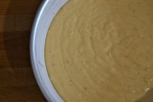 torta di cachi da infornare