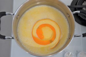 crema per crostata con crema all'arancia