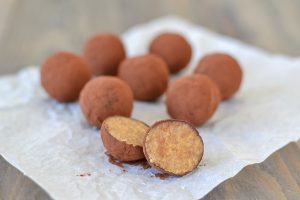 tartufi di pandoro con cacao