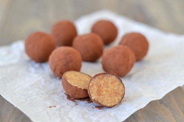 tartufi di pandoro con cacao