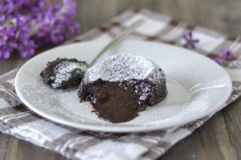 tortino al cioccolato dal cuore cremoso