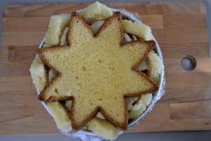 zuccotto di pandoro preparato