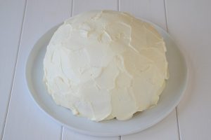 zuccotto di pandoro ricoperto