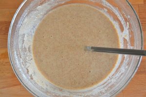 procedimento della torta con farina integrale