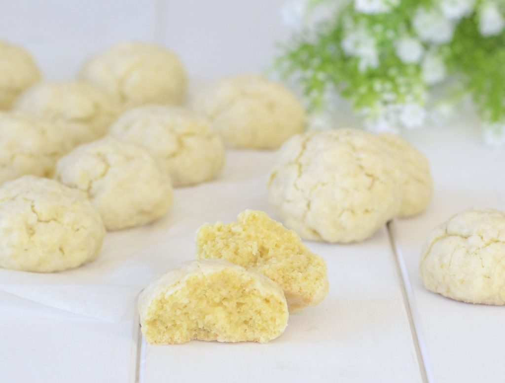 biscotti morbidi al limone sfornati
