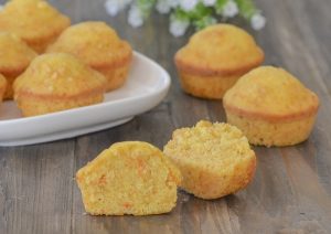muffin alle carote serviti