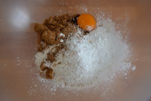 ingredienti per impasto per biscotti-integrali