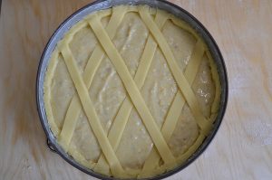 pastiera napoletana di grano da infornare