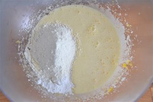 procedimento del plumcake allo yogurt greco