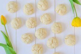 biscotti alle mandorle morbidi dall'alto