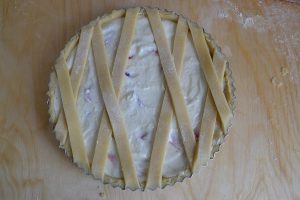 crostata ricotta e fragole da infornare