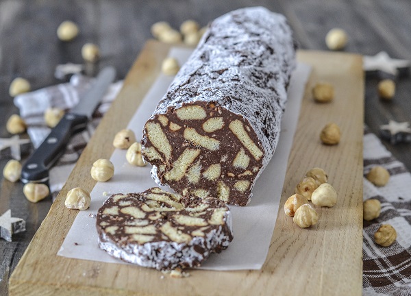 fetta di salame di cioccolato