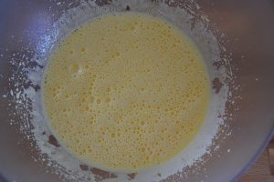 ficetta della torta di mele con farina di riso