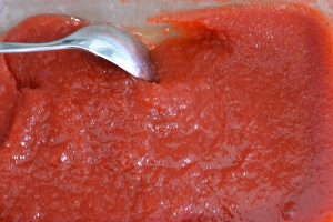 granita di fragole da mescolare