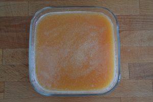 granita alla pesca da congelare