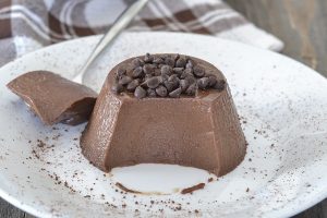 panna cotta al cioccolato