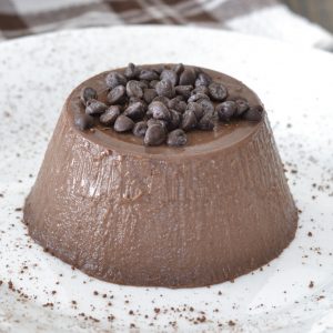 panna cotta al cioccolato pronta