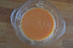 purea per granita alla pesca