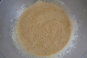 preparazione della ciambella all'orzo