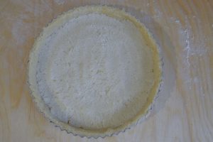 base per crostata al cocco e cioccolato con cocco
