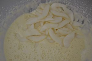 pere per torta di pere rovesciata