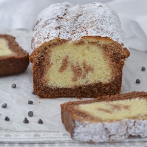 plumcake ai tre cioccolati soffice