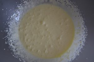 impasto del plumcake al cacao