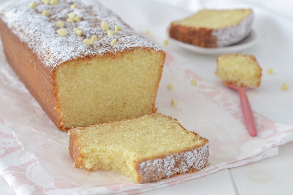 plumcake al cioccolato bianco morbido
