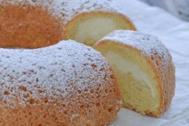 CIAMBELLA RIPIENA DI RICOTTA E MASCARPONE