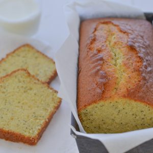 plumcake all'arancia e semi di papavero