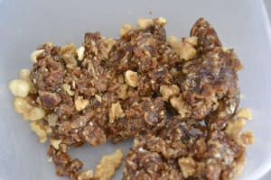 ripieno per sbriciolata di datteri e frutta secca