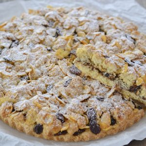 crostata rosa del deserto servita