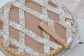 CROSTATA INTEGRALE CON CREMA ALLE FRAGOLE