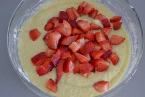 ricetta dei muffin cocco e fragole