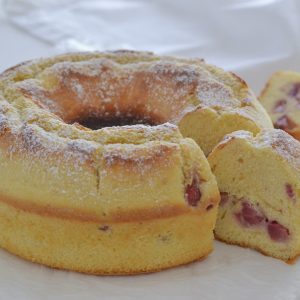 ciambella alle fragole