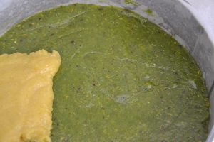 impasto nello stampo per torta italia