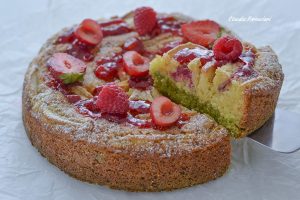 torta italia ai lamponi