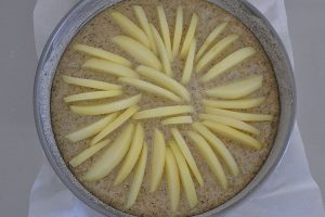 torta di mele al grano saraceno da infornare