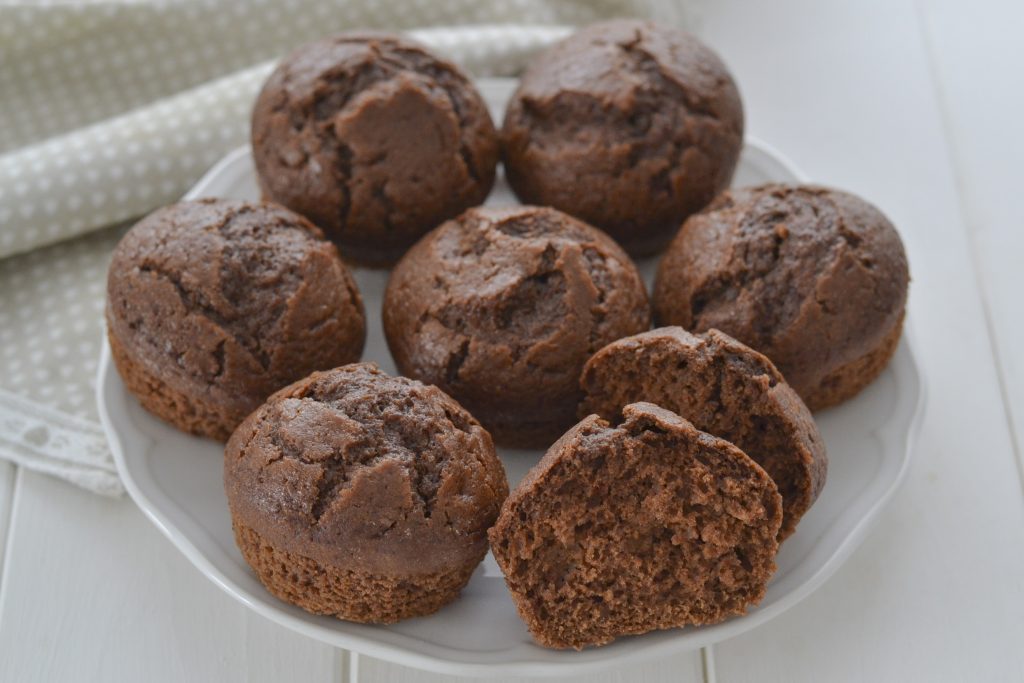 muffin al cacao e zucchine morbidi
